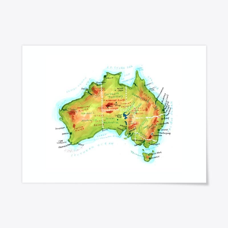 Map of Australia